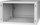 Kabinet rrjeti 19" 6U, 450mm, për mur, gri