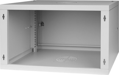 Kabinet rrjeti 19" 6U, 450mm, për mur, gri