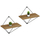 Set rafte muri Zannard 30x14x30Hcm (HM8929.11), zezë