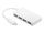 Хаб УСБ Микроконект USB3.1CUSB3, 4 порти УСБ 3.2 Gen 1, УСБ-Ц, бел