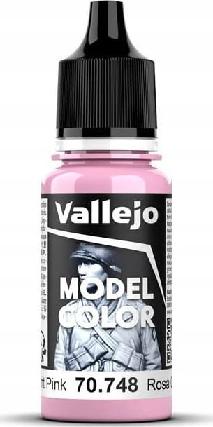 Ngjyrë akrilike Vallejo Model Color VJP70748, 18ml, Light Pink