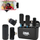 Set mikrofonësh pa tela DNA ICM1, për smartphone, Bluetooth 5.2, me USB C dhe Lightning, i zi