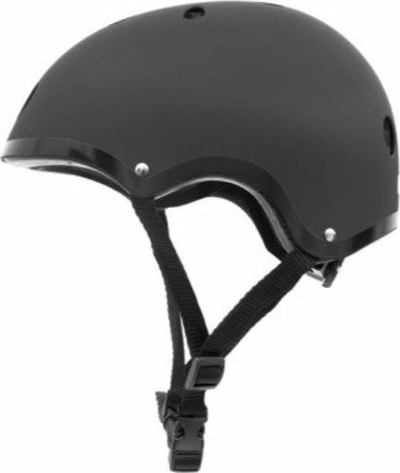 Helmë biçiklete për kalamoj Mini Hornit Stealth, me drita, e zezë