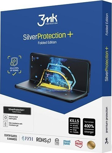 Folie mbrojtëse 3MK SilverProtect Folded Edition për Oppo Find N2 Flip, antimikrobiale, montim me xhel të lagësht, transparente