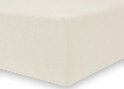 Çarçaf fitted DecoKing Amber Collection, 200-220x200 cm, pambuk, gri me të bardhë