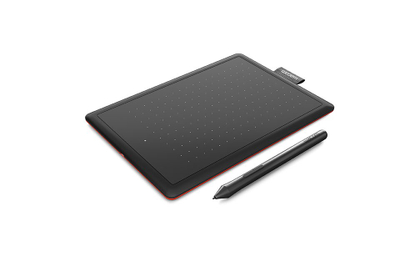 Tablet grafik Wacom One Medium, i zi/i kuq
