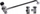 Valvul bypass Junkers 687 7719001574, metal, e kromuar