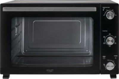 Furrë elektrike me konvekcion, 35L, grill dhe rotisserie, e zezë