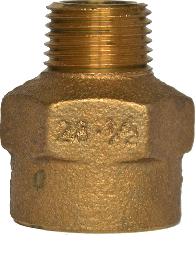 Nipël tranzicional IBP LWxGZ 4243g, 28x1/2, bronz