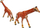 Set figura LeanToys Giraffe Family 5383, familje gjirafash, sfond Afrikë, shumëngjyrëshe