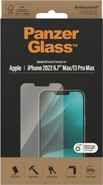 Xham mbrojtës PanzerGlass për iPhone 14 Plus 13 Pro Max, Classic Fit, i tejdukshëm