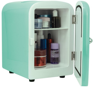 Frigorifer turistik Jocca 9026T Retro, 4L, mini, jeshil pastel