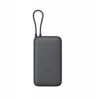 Power bank Xiaomi 22.5W, 20000mAh, kabllo USB C e integruar, gri