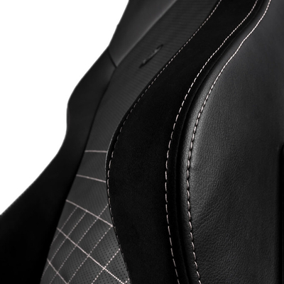 Karrige Noblechairs HERO, e zezë / bardhë platini