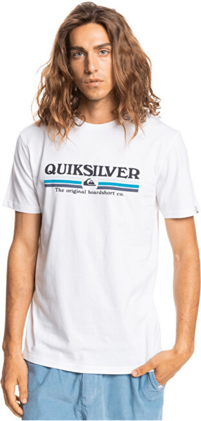 Maicë Quiksilver Linedup Regular Fit EQYZT06657 -WBB0, e bardhë, L