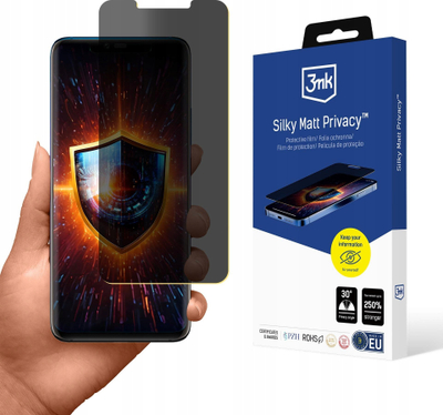 Mbrojtës ekrani 3mk Silky Matt Privacy për Huawei Mate 20 Pro, anti refleks, privatësi
