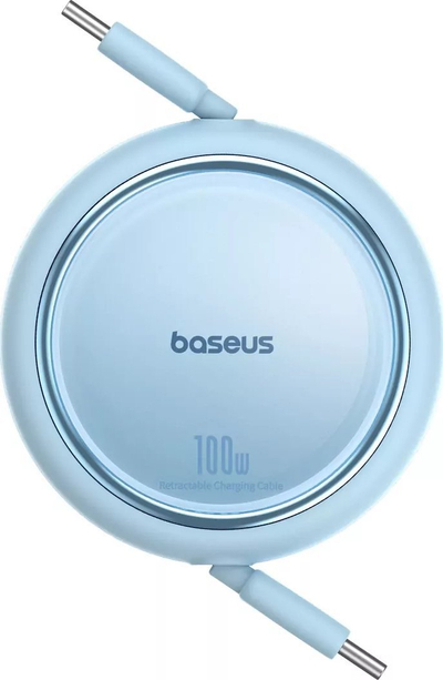 Kabllo USB C në USB C Baseus Free2Draw Mini, 1 m, 100W, blu e hapur