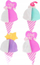 Sticker dekorativ Craft with Fun Little Boats Accordion, 3D, set 4 copë, shumëngjyrësh