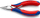 Knipex Electronics Pliers, 115 mm, огледално полирана глава, рачки со повеќекомпонентна обвивка
