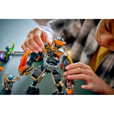 Lodër ndërtimi LEGO NINJAGO 71854 Cole’s Mission Mech, 364 pjesë, për kalamaj 7+