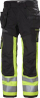 Pantallona pune Helly Hansen ALNA 2.0 Class 1, me reflektor, masa C52, të zeza me neoni