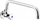 Rubinet lavamani mur Deante BEZ_051L, gryke 33 cm, krom, argjend
