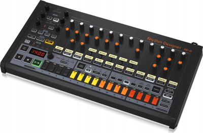 Makineri ritmesh Behringer RD-8 Mk2, analoge, MIDI USB, e zezë