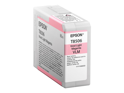 Bojë Epson T8506 UltraChrome HD, Vivid Light Magenta, 80ml