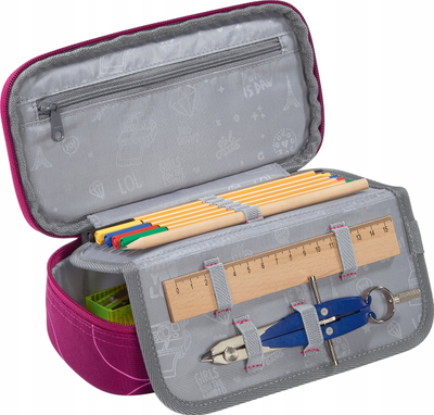 Etui për lapsa Coocazoo 2.0, organizues me ndarje, Berry Bubbles