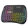 Tastierë e vogël wireless Savio KW-04, ARGB, me touchpad, e zezë