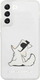 Kapak telefoni Karl Lagerfeld Choupette, për Samsung Galaxy S22 Plus, transparent