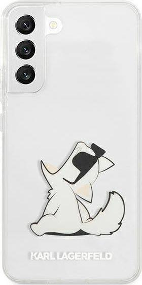 Kapak telefoni Karl Lagerfeld Choupette, për Samsung Galaxy S22 Plus, transparent