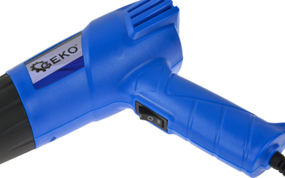 Pиштол за топол воздух Geko G80281, 2000W, 230V, сина