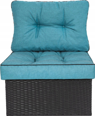 Jastëk kopshti HOBBYGARDEN EMMA TECH, 60x60x40 cm, për kolltuk divan Technorattan, gri