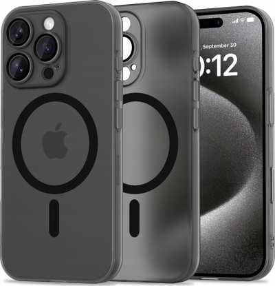 Mbulesë telefoni Tech-Protect Magslim MagSafe për iPhone 16 Pro Max, matte, e zezë