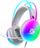 Kufje gaming Defender Ignis RGB, me mikrofon, USB, ngjyrë e bardhë