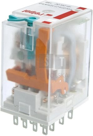 Relé industriale Relpol R4N 2014 23 1024 WTLD, 4P, 24V DC, AgNi