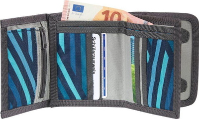 Portofol Coocazoo CashDash II, zebra blu me vija