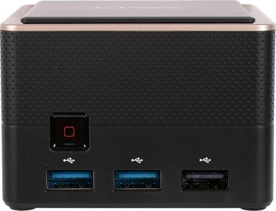 Mini PC barebone ECS LIVA Q3 Plus, AMD Ryzen Embedded R1505G, 4K, i zi