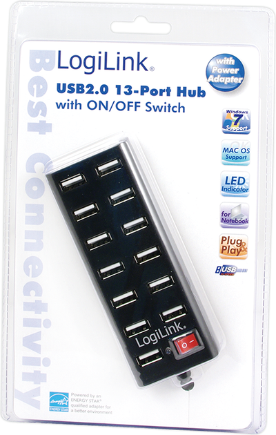 USB LogiLink (UA0126), 13 porta