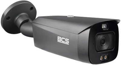 Kamerë IP tubulare BCS BCS-L-TIP58FCR3L3-Ai1-G, 8MP, NightColor, IP67, e bardhë