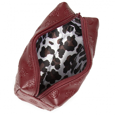 Çantë kozmetike Guess PWANNA P0414, e kuqe e errët