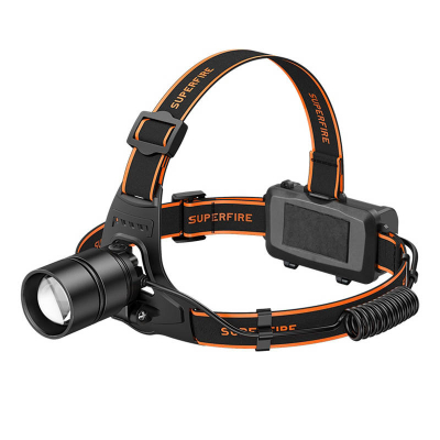 Llampë koke Superfire HL71, 500lm, USB, e zezë