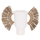 Vazo dekorative HomeMarkt Alica HM4668.02S, terrakota, 55x19x34 cm, e bardhë