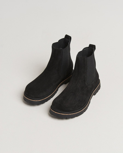 Çizme Chelsea Birkenstock Highwood Slip On, për burra, zamoç, të zeza