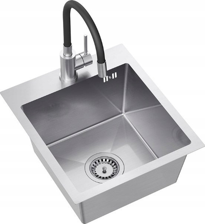 Set lavamani Quadron Luke 90 ZH4045BS, çelik SteelQ brushed nickel, bateri Maggie, 2 copë