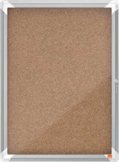 Kasetë njoftimesh Nobo Premium Plus 1902561, murale, tapet kork për 4x A4, me xham