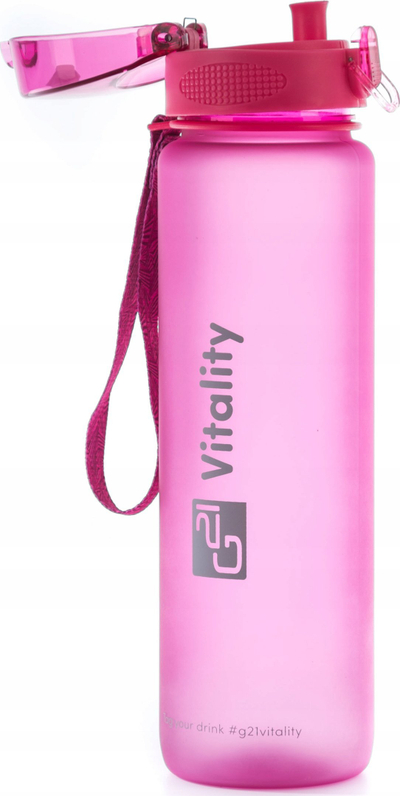 Shishe uji G21 Drinking Bottle, 1000 ml, tritan pa BPA, rozë Frozen