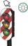 Lodër semafor Brio Traffic Light BRK33743, me drita ndryshuese, plastikë, shumëngjyrësh