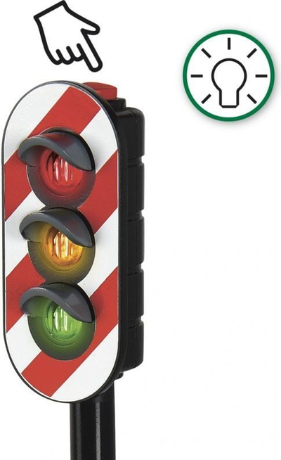 Lodër semafor Brio Traffic Light BRK33743, me drita ndryshuese, plastikë, shumëngjyrësh